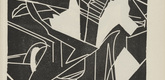 Moriz Melzer. Untitled (Abstract Composition) (plate, number 1) from the periodical Der schwarze Turm, vol. 1, no. 6 (Dec 1919). 1919