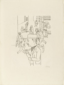 George Grosz. Pay Day (Löhnungstag) from In the Shadows (Im Schatten). (1920/21, published 1921)