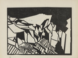 Moriz Melzer. Untitled (Crystalline Composition) (plate, number 2) from the periodical Der schwarze Turm, vol. 1, no. 6 (Dec 1919). 1919