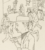 George Grosz. Pay Day (Löhnungstag) from In the Shadows (Im Schatten). (1920/21, published 1921)