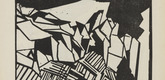 Moriz Melzer. Untitled (Crystalline Composition) (plate, number 2) from the periodical Der schwarze Turm, vol. 1, no. 6 (Dec 1919). 1919