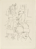 George Grosz. Dusk (Dämmerung) from In the Shadows (Im Schatten). (1920/21, published 1921)