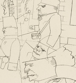George Grosz. Dusk (Dämmerung) from In the Shadows (Im Schatten). (1920/21, published 1921)