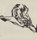 Moriz Melzer. Untitled (Abstract Composition) (plate, number 3) from the periodical Der schwarze Turm, vol. 1, no. 6 (Dec 1919). 1919