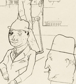 George Grosz. Inflation (Inflation) from In the Shadows (Im Schatten). (1920/21, published 1921)