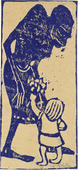 Christian Rohlfs. Death and Child (Tod und Kind). (c. 1912/13)