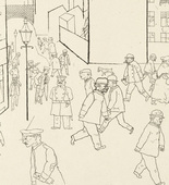 George Grosz. People in the Street (Menschen in der Strasse) from In the Shadows (Im Schatten). (1920/21, published 1921)