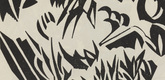Moriz Melzer. Untitled (Abstract Plant Composition) (plate, number 6) from the periodical Der schwarze Turm, vol. 1, no. 6 (Dec 1919). 1919