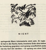 Vasily Kandinsky. Improvisation 20 (headpiece, folio 25) from Klänge (Sounds). (1913)