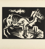 Richard Seewald. The Goat (Die Ziege) (plate 17) from the illustrated book Deutsche Graphiker der Gegenwart (German Printmakers of Our Time). 1920