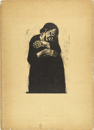 Käthe Kollwitz. The Widow I (Die Witwe I) (front cover) from War (Krieg). (1921-22, published 1923)