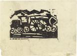 Lyonel Feininger. Little Locomotive (Kleine Lokomotive). (1919)
