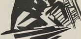 Moriz Melzer. Untitled (Abstract) (plate, number 8) from the periodical Der schwarze Turm, vol. 1, no. 6 (Dec 1919). 1919
