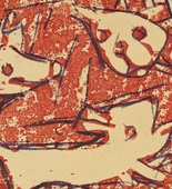 Christian Rohlfs. Dogs (Hunde). (1921), dated 1925