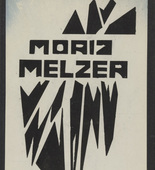 Moriz Melzer. Title page from the periodical Der schwarze Turm, vol. 1, no. 6 (Dec 1919). 1919