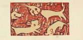 Christian Rohlfs. Dogs (Hunde). (1921), dated 1925