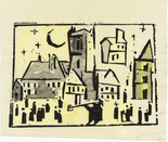 Lyonel Feininger. Carnival (Karneval). 1920