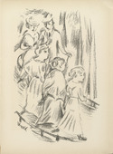 Max Unold. The Street (Die Straße) (plate 25) from the illustrated book Deutsche Graphiker der Gegenwart (German Printmakers of Our Time). 1920