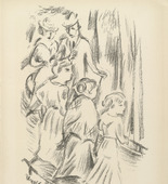 Max Unold. The Street (Die Straße) (plate 25) from the illustrated book Deutsche Graphiker der Gegenwart (German Printmakers of Our Time). 1920