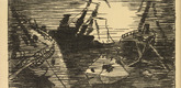Carl Olof Petersen. England's Air and Submarine Fleet (Englands Luft- und Unterseeflotte) (plate, p. 194) from the periodical Kriegszeit. Künstlerflugblätter, vol. 1, no. 48 (18 July 1915). 1915