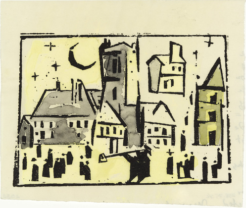 Lyonel Feininger. Carnival (Karneval). 1920