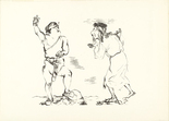 George Grosz. Saints (Heilige) from the portfolio Interregnum. (1935-1936, published 1936)