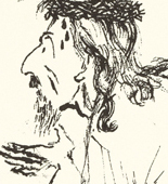 George Grosz. Saints (Heilige) from the portfolio Interregnum. (1935-1936, published 1936)