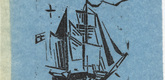 Lyonel Feininger. Sailing Ship with Pennant, Deep (Segelschiff mit Fähnchen, Deep). (1933)