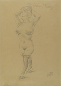 Otto Dix. Beautiful Mally (Die schöne Mally). 1920