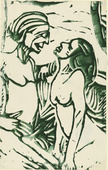 Christian Rohlfs. Conversation (Unterhaltung). (c. 1908-09)
