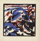 Vasily Kandinsky. Boat Trip (Kahnfahrt) (plate, folio 28) from Klänge (Sounds). (1913)