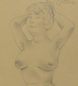 Otto Dix. Beautiful Mally (Die schöne Mally). 1920