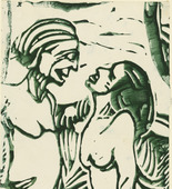 Christian Rohlfs. Conversation (Unterhaltung). (c. 1908-09)