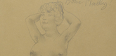 Otto Dix. Beautiful Mally (Die schöne Mally). 1920
