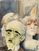 Otto Dix. At the Café (Im Café). 1922