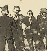 Otto Dix. Roll Call of Returning Troops (Appell der Zurückgekehrten) from The War (Der Krieg). (1924)