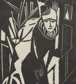 Josef Achmann. She (Sie) (plate, number 4) from the periodical Der schwarze Turm, vol. 1, no. 7 (Feb 1920). 1920