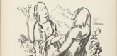 Karl Caspar. The Visitation (Heimuchung) (plate 26) from the illustrated book Deutsche Graphiker der Gegenwart (German Printmakers of Our Time). 1920 (print executed 1917)
