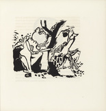 Vasily Kandinsky. Improvisation 4 (plate, folio 30) from Klänge (Sounds). (1913)