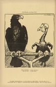 Carl Olof Petersen. The Fable of Grey Bird (Das Märchen vom Vogel Grey) (in-text plate, p. 198) from the periodical Kriegszeit. Künstlerflugblätter, vol. 1, no. 49 (28 July 1915). 1915