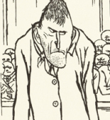 George Grosz. He Didn't Believe Me (Er glaubte nicht) from the portfolio Interregnum. (1935, published 1936)