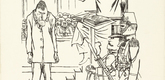 George Grosz. He Didn't Believe Me (Er glaubte nicht) from the portfolio Interregnum. (1935, published 1936)