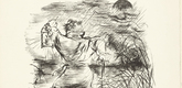 George Grosz. No Let Up (Kein Ende in Sicht) from the portfolio Interregnum. (1936)