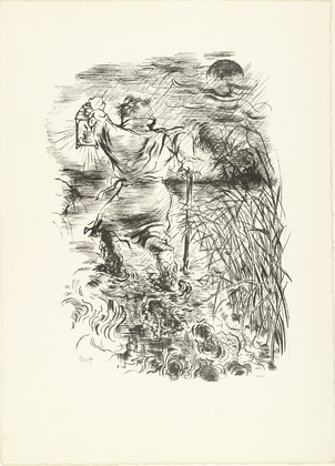 George Grosz. No Let Up (Kein Ende in Sicht) from the portfolio Interregnum. (1936)
