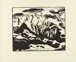 Erich Heckel. Mountains (Berge). 1948