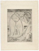 Wilhelm Lehmbruck. Flood (Überschwemmung). (1914)