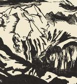 Erich Heckel. Mountains (Berge). 1948