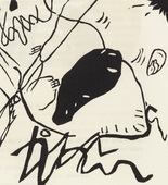 Vasily Kandinsky. Black Spot (Schwarzer Fleck) (plate, folio 33) from Klänge (Sounds). (1913)