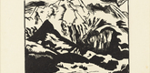 Erich Heckel. Mountains (Berge). 1948