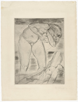 Wilhelm Lehmbruck. Flood (Überschwemmung). (1914)